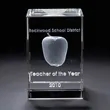 3D Crystal Block Large Award
