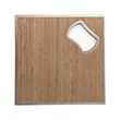 Wooden Coaster with Bottle Opener