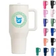 Modern 40 Oz. Tumbler with Handle & Simple Flip Straw