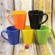 12 OZ Simple Ceramic Coffee Cup Milk Tea Mug  with Handle