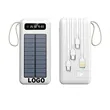 4in1 Portable Power Bank Solar Charger External Battery Pack
