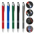 3-in-1 Customize Logo Light Aluminum Stylus Ballpoint pen