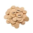 Round Wood Token Custom Advertising Coin