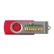 Swivel USB Drive 2GB to 16 GB Stocked and decorated in the U