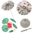 Drink Umbrellas Cocktail Picks Parasol Toothpicks Sticks