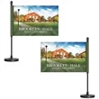 Custom Magnetic Car Flag Kit - Double Sided
