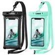 Waterproof neck strap phone case
