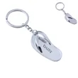 Shoe Flip Flops Slipper Stainless Steel Metal Key Chain