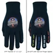 3 Finger Text Gloves with Oversized DTF