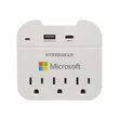 HyperGear Multi Plug 5 Outlet Extender with USB-C & USB Port