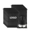 Portable Travel Non-woven Shoe Drawstring Bags