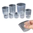 0.35oz - 4 oz Clear Graduated Measuring Cups