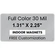 Magnet - 1.3125 x 2.25 Round Corners