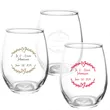 Wine GLASS Stemless 9oz ARC