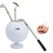 Golf Desktop Gift Ball Pen Holder