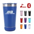 16oz Portable Tumbler with Bluetooth Speaker