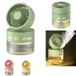 Rechargeable Desk Misting Cooling Fan with Nightlight