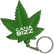 Cannabis leaf keychain stress reliever