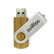 Batavia Carbonized Bamboo Swivel USB