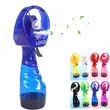Plastic Spray Water Handheld Battery Powered Misting Fan