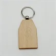 Wooden Keychain Personalized Rectangle Tag Craft Resin