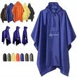 3 in 1 Hooded Rain Poncho for Adult with Pocket