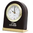 Leather High-end Hotel Living Room Personalized Desk Clock