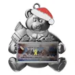 Express Vibraprint® Teddy Bear Holiday Ornament