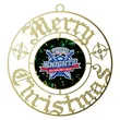 Express Vibraprint® Merry Christmas Holiday Ornament