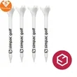 4 Bio-composite Golf Tees W/ 1 Ball Marker
