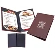 PU Leather Foldable Menu Cover For Restaurant and Hotel