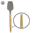 Stir Silicone Spatula W/ Wooden Handle