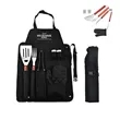 7 Piece BBQ Tools Set with Roll Up Apron