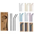 3 in 1 Reusable Stainless Steel Drinking Straw Set