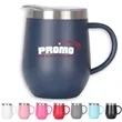 12oz. Insulated Double Wall Vacuum Coffee Mug W/ Handle Lid