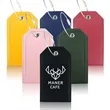 PU Leather Luggage Tag with Metal Ring