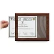 Walnut Composite Certificate Plaque