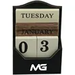 Wooden Desk Calendar