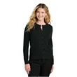 Port Authority Women's Easy Care Crewneck Cardigan Sweater