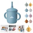 5Oz Silicone Training Sippy Cup With Straw