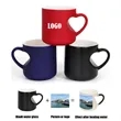 10oz Heart Shaped Color Changing Mug