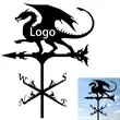 Custom Fashion Metal Dragon Vane