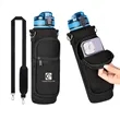 Insulated Neoprene 32 OZ Water Bottle Holder Carrier Bag