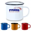 Traditional Vintage Enamel Campfire Coffee Mug W/ Handle