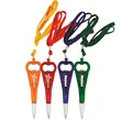 2 In 1 Beer Bottle Opener Ballpoint Pen W/ Lanyard Imprinted