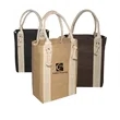 Burlap Jute Wine Bottle Bag With Handle