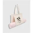 Canvas Yoga Tote with Mat Pouch / Sleeve