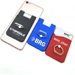 Silicone Phone Wallet 
with Metal Ring