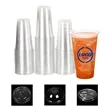 16oz Disposable Clear PET Coffee Cup with Lid