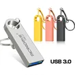 High-Speed USB 3.0 Metal Flash Drive with Keychain